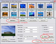 Picture Resizer Pro 2007 screenshot